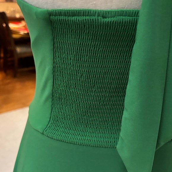 White House Black Market elegant  Green Midi Dress - Picture 3 of 6